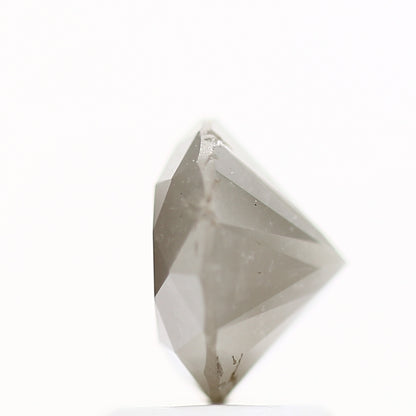 1.56 Carat Fancy Gray Rustic Round Shape Brilliant Cut Natural Loose Diamond