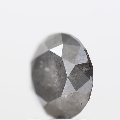 1.33 Carat Salt and Pepper Diamond Fancy Round Brilliant Cut Natural Loose Diamond