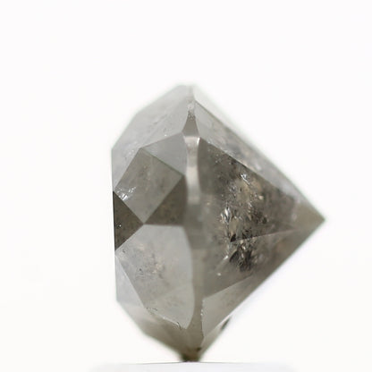 2.45 Carat Salt and Pepper Diamond Gray Round Brilliant Cut Natural Loose Diamond