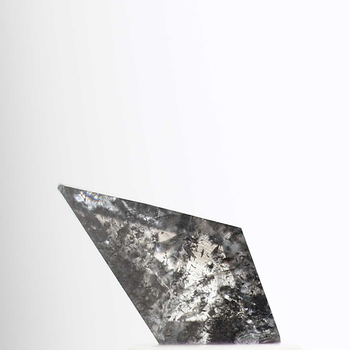 Salt and Pepper Diamond ! Fancy Gray Color Kite Diamond for Engagement Ring ! Natural Loose Diamond ! 0.55 Carat Gorgeous Diamond For Her