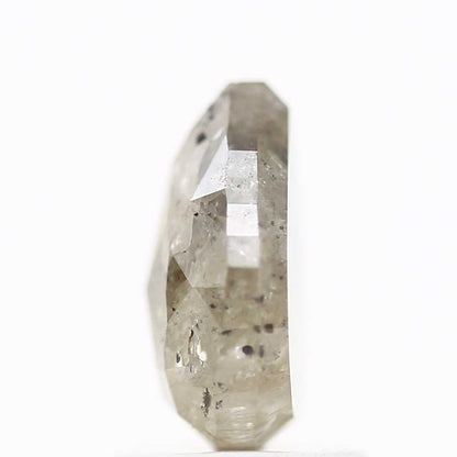 Salt and Pepper Diamond Fancy Gray Color 1.43 CT 8.27 x 5.68 x 3.34 MM Pear Cut Diamond! Natural Loose Diamond ! Christmas Gift for Her