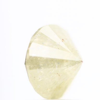 1.62 Carat Salt and Pepper Yellow Round Brilliant Cut Natural Loose Diamond