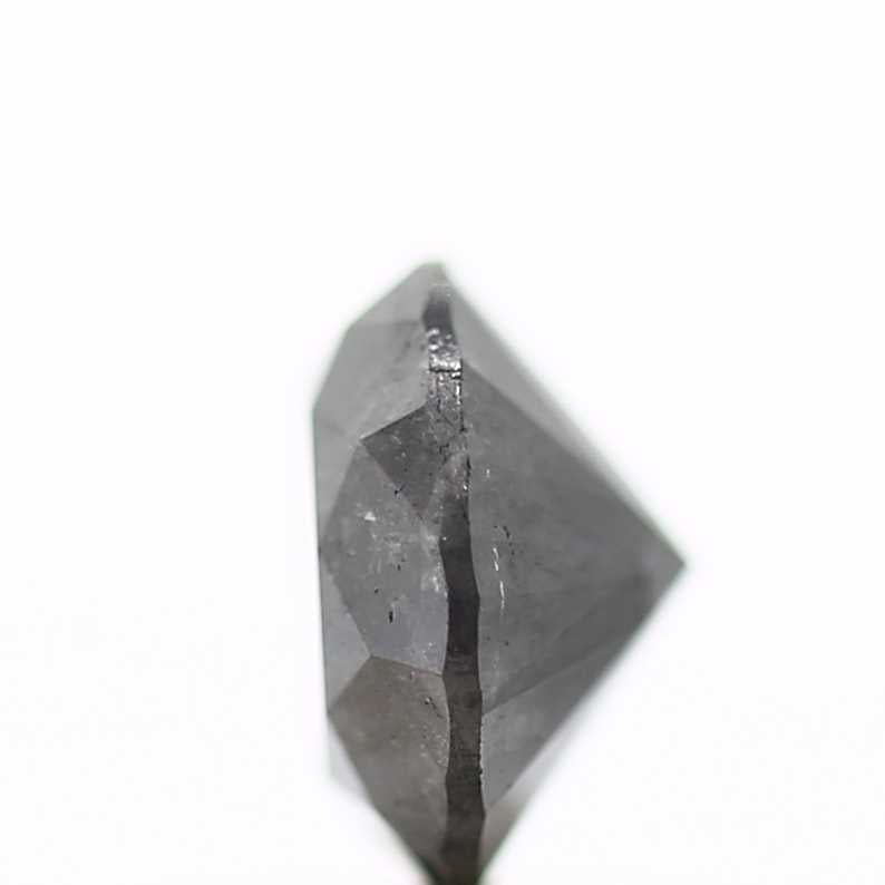 0.82 Carat Fancy Black Round Shape Brilliant Cut Natural Loose Diamond