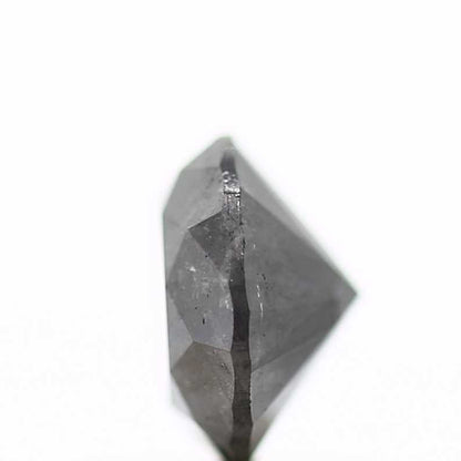 0.82 Carat Fancy Black Round Shape Brilliant Cut Natural Loose Diamond
