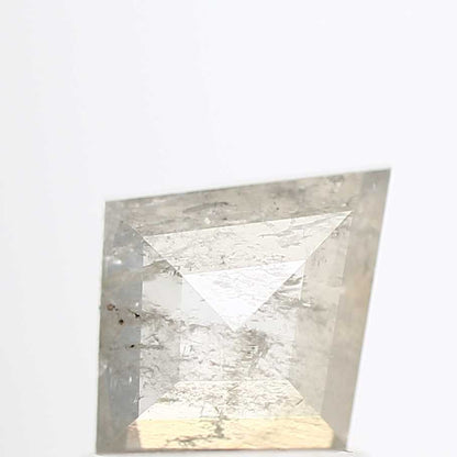 salt and pepper diamond ! 0.72 Ct 7.86 x 6.64 x 2.31 MM natural gray shield loose diamond for engagement ring for her
