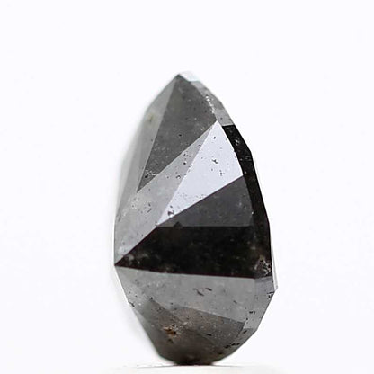 Salt and Pepper Diamond Fancy Gray Color 1.93 CT 9.10 x 6.60 x 4.90 MM Pear Cut Diamond! Natural Loose Diamond ! Christmas Gift for Her