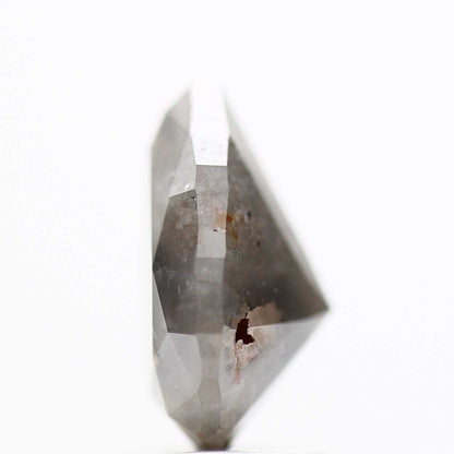 Salt and Pepper Diamond Fancy Gray Color 2.14 CT 9.60 X 6.80 X 4.80 MM Pear Cut Diamond! Natural Loose Diamond ! Christmas Gift for Her