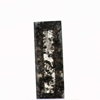 salt and pepper diamond ! 0.42 Ct 7.57 x 2.75 x 1.59 mm natural gray baguette loose diamond for engagement ring for her
