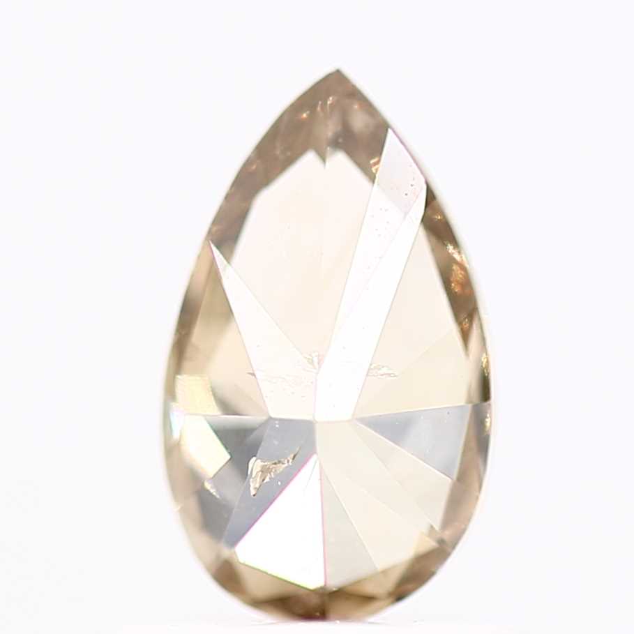 Salt and Pepper Diamond Fancy Brown Color 0.67 CT 7.50 x 4.50 x 2.80 MM Pear Cut Diamond! Natural Loose Diamond ! Christmas Gift for Her