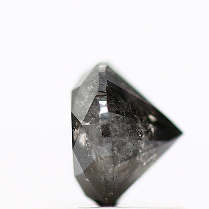 0.78 Carat Fancy Black Round Shape Brilliant Cut Natural Loose Diamond