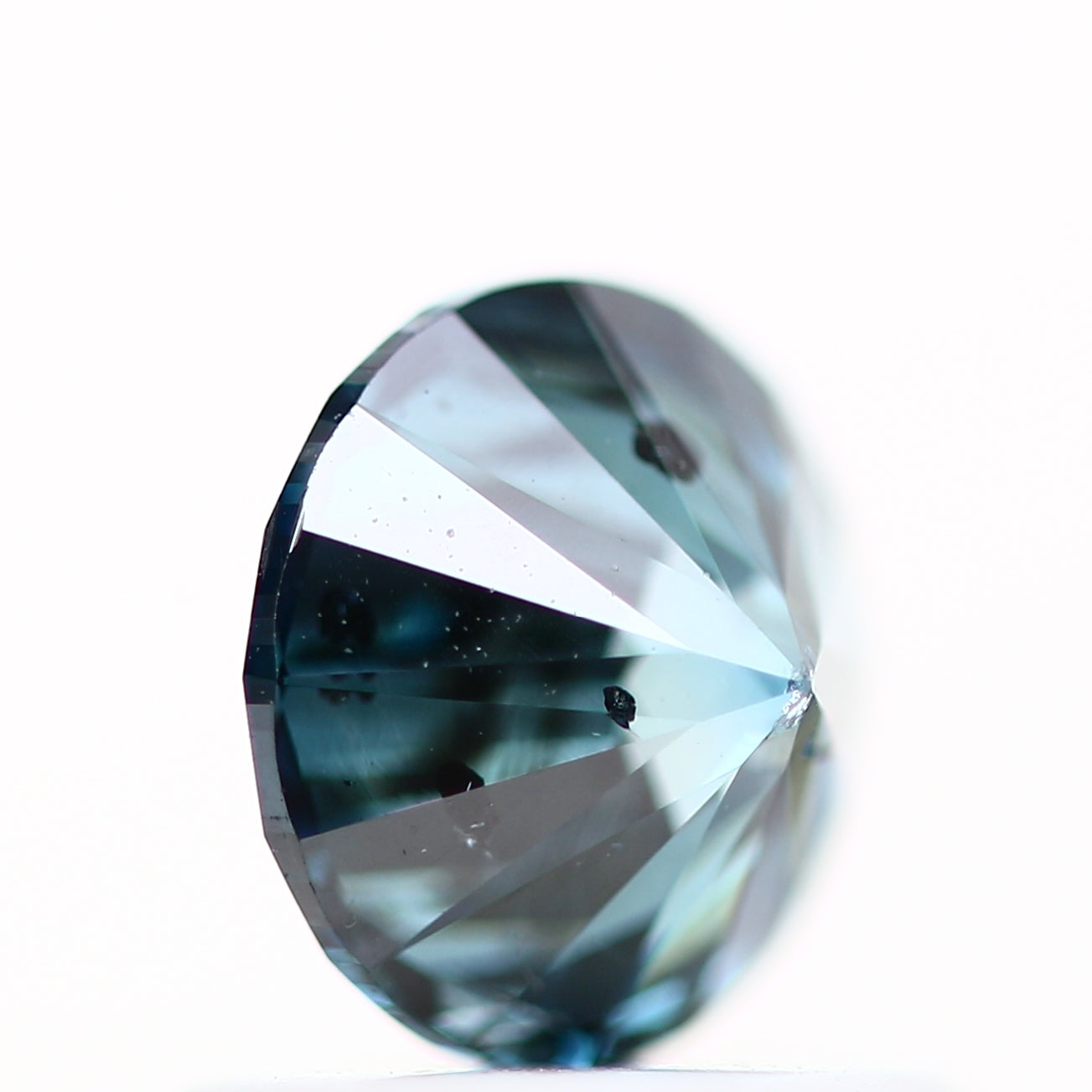0.81 Carat Round Brilliant Cut Blue Natural Loose Diamond For Engagement Ring