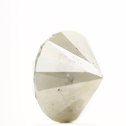 2.69 Carat Salt and Pepper Fancy Round Brilliant Cut Natural Loose Diamond