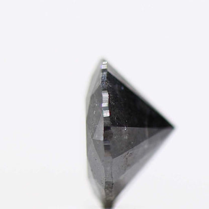 1.21 Carat Fancy Black Round Brilliant Cut Natural Loose Diamond