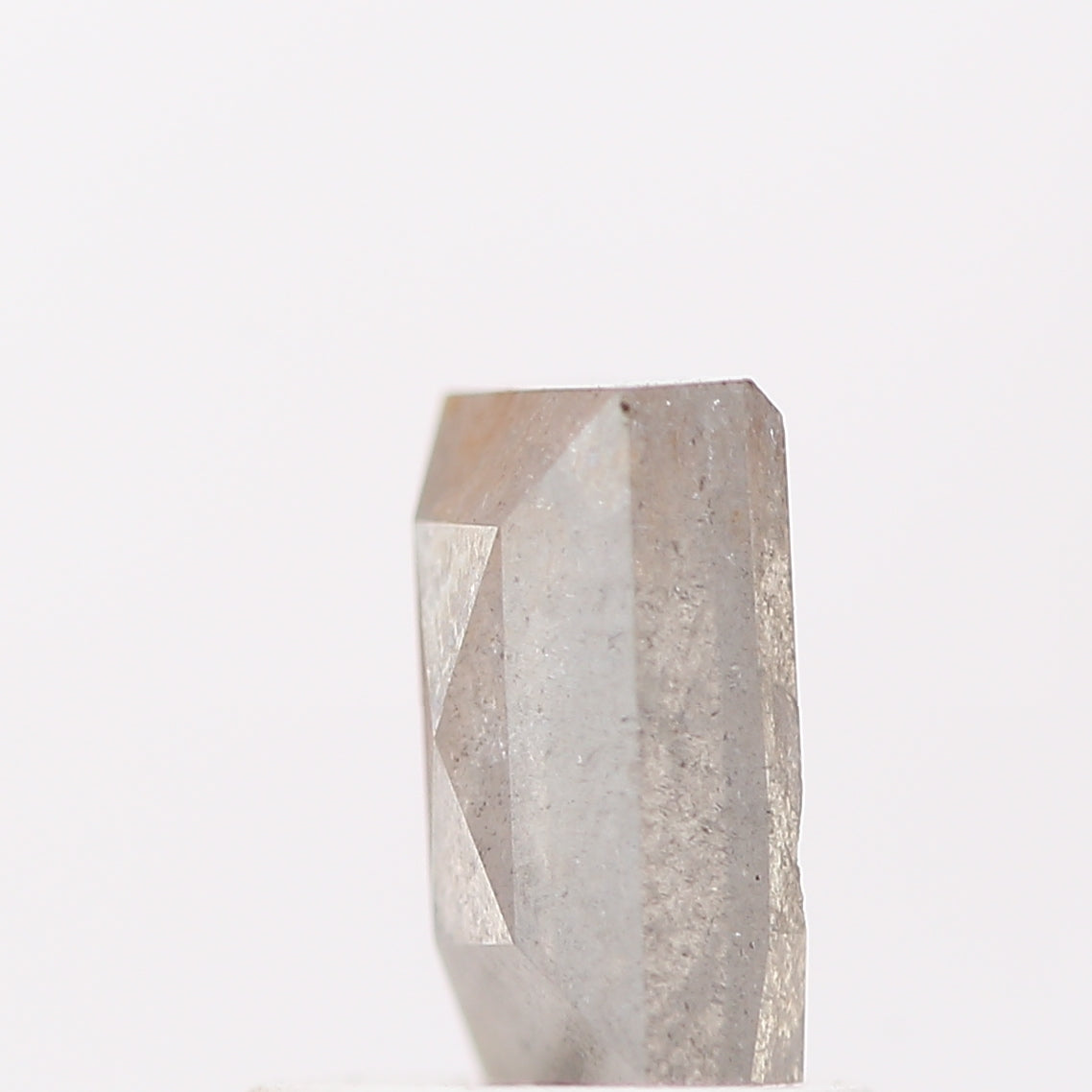 salt and pepper diamond ! 0.85 Ct 6.10 x 3.70 x 2.80 MM natural gray baguette loose diamond for engagement ring for her