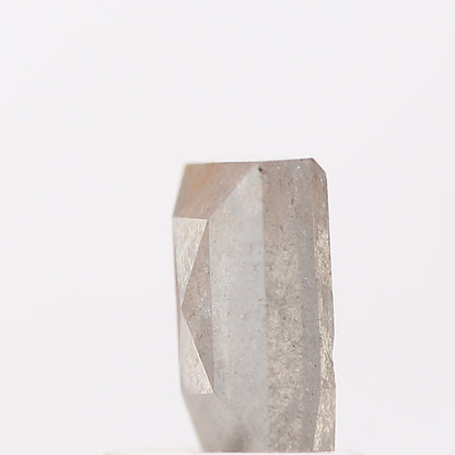 salt and pepper diamond ! 0.85 Ct 6.10 x 3.70 x 2.80 MM natural gray baguette loose diamond for engagement ring for her