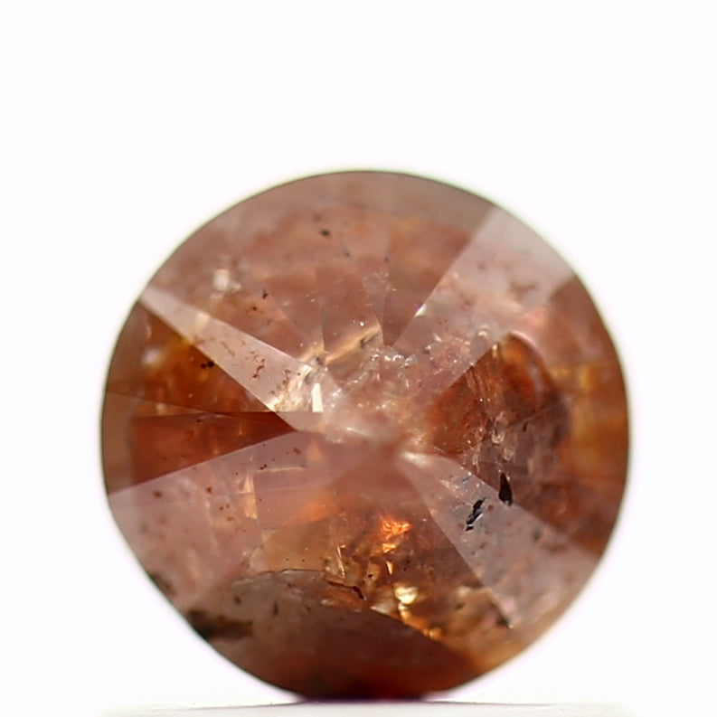 0.94 Carat Fancy Red Rustic Round Shape Natural Loose Diamond