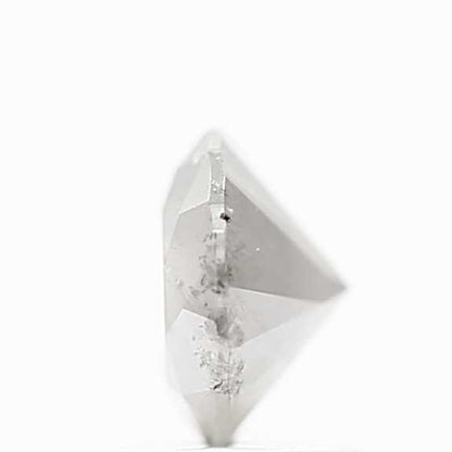 0.96 Carat Salt and Pepper Gray Round Cut Natural Loose Diamond sd8693(0.96ct) (6.30x3.70mm)