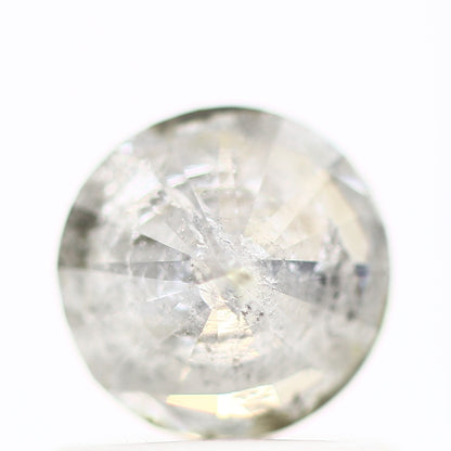 0.67 Carat Round Brilliant Cut Salt and Pepper Natural Loose Diamond