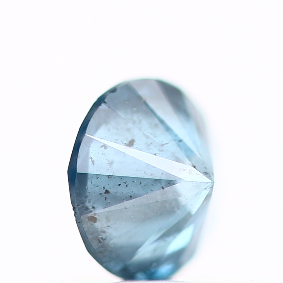 0.29 Carat Round Brilliant Cut Fancy Blue Natural Loose Diamond