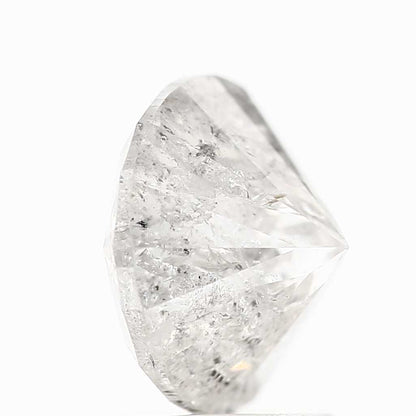 Natural Loose Round Salt And Pepper Diamond Fancy Grey Color 1.97 CT 7.80 X 4.90 MM Round Brilliant Cut Diamond ! Christmas Gift for Her