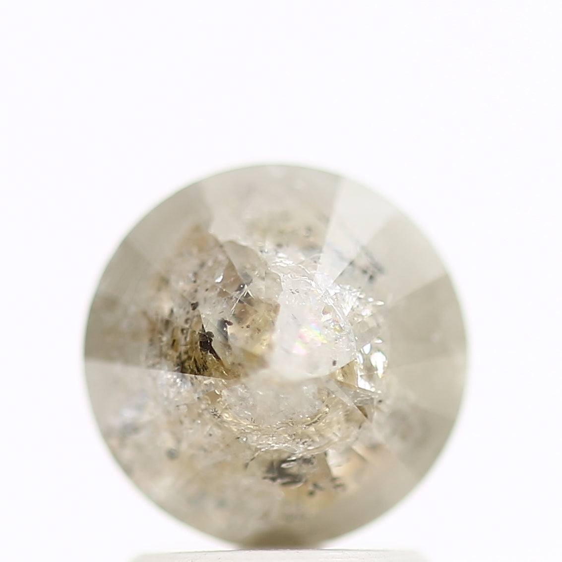 1.88 Carat Fancy Gray Round Shape Brilliant Cut Natural Loose Diamond