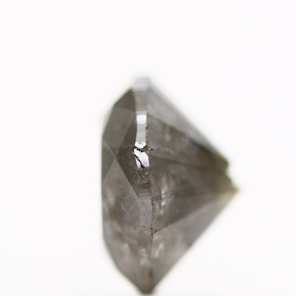 2.57 Carat Fancy Gray Rustic Round Shape Diamond Natural Loose Diamond