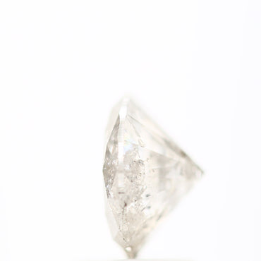 1.59 Carat Salt and Pepper White Icy Round Shape Brilliant Cut Natural Loose Diamond