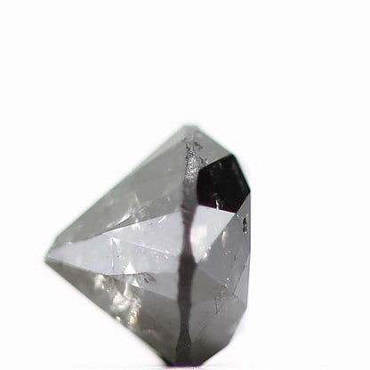 0.32 Carat Fancy Black Round Shape Brilliant Cut Natural Loose Diamond
