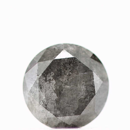 0.32 Carat Fancy Gray Round Shape Brilliant Cut Natural Loose Diamond