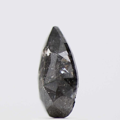 Salt and Pepper Diamond Fancy Gray Color 1.13 CT 8.98 x 5.30 x 3.80 MM Pear Cut Diamond! Natural Loose Diamond ! Christmas Gift for Her