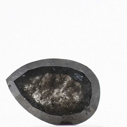 Salt and Pepper Diamond Fancy Gray Color 0.87 CT 7.34 x 5.11 x 2.66 MM Pear Cut Diamond! Natural Loose Diamond ! Christmas Gift for Her