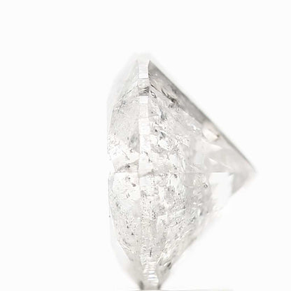 Natural Loose Round Salt And Pepper Diamond Fancy Grey Color 1.97 CT 7.80 X 4.90 MM Round Brilliant Cut Diamond ! Christmas Gift for Her