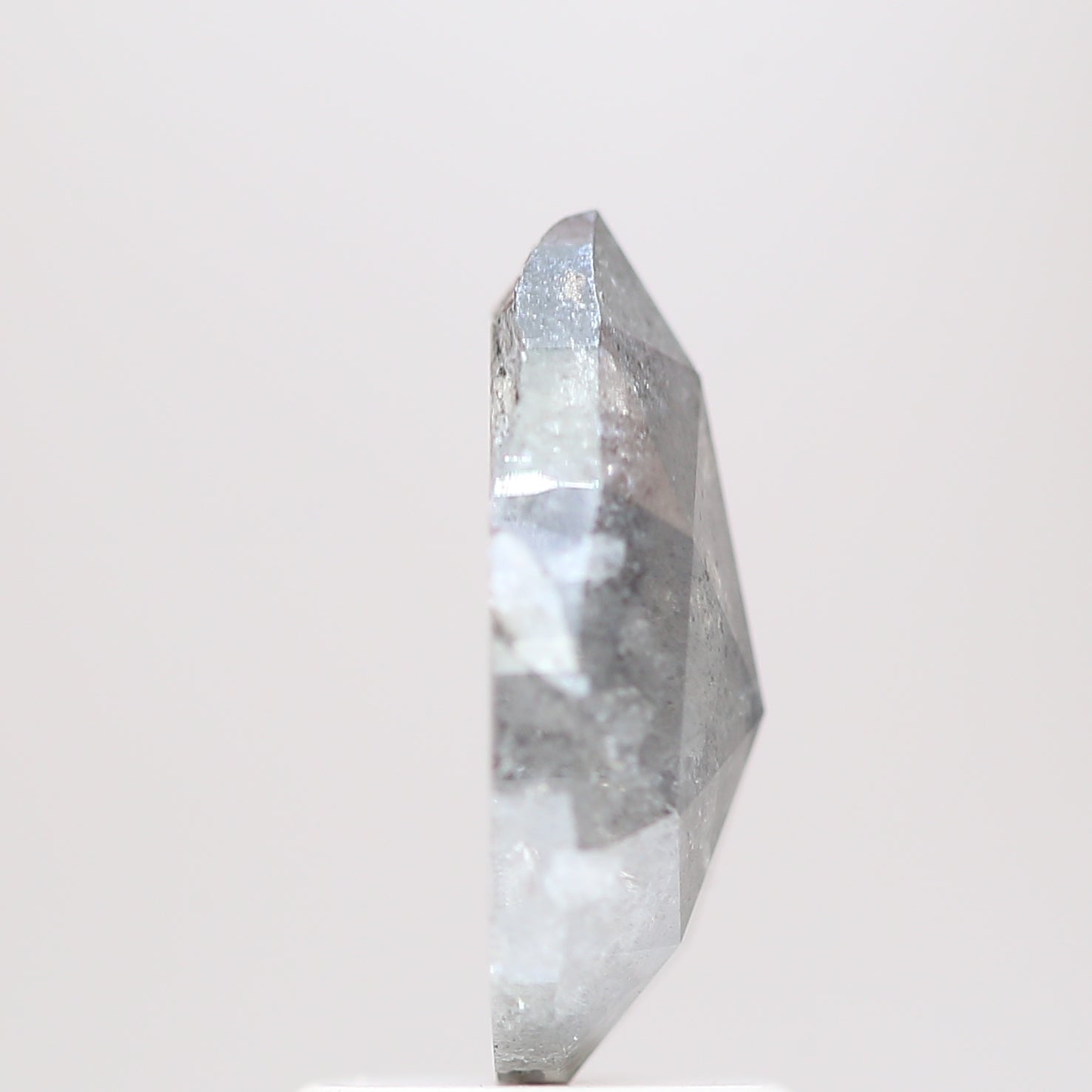 Salt and Pepper Diamond Fancy Gray Color 1.72 CT 9.90 x 6.80 x 3.31 MM Pear Cut Diamond! Natural Loose Diamond ! Christmas Gift for Her