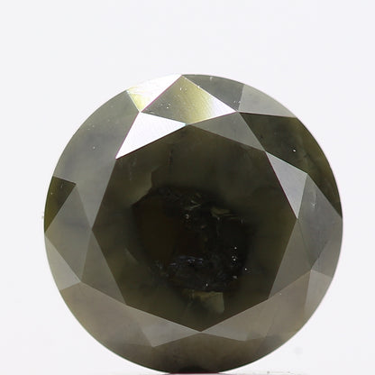 1.50 Carat Fancy Gray Round Shape Brilliant Cut Natural Loose Diamond