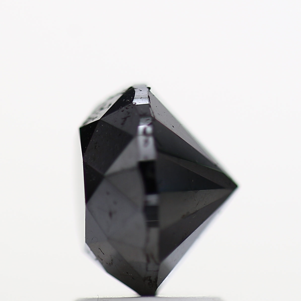 2.82 Carat Fancy Black Round Shape Diamond Natural Loose Diamond