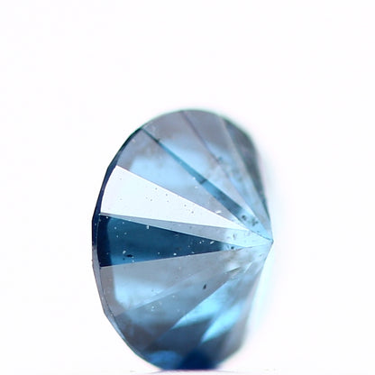 0.26 Carat Round Brilliant Fancy Vivid Blue Natural Loose Diamond