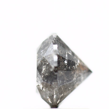 1.07 Carat Salt and Pepper Diamond Gray Round Brilliant Cut Natural Loose Diamond