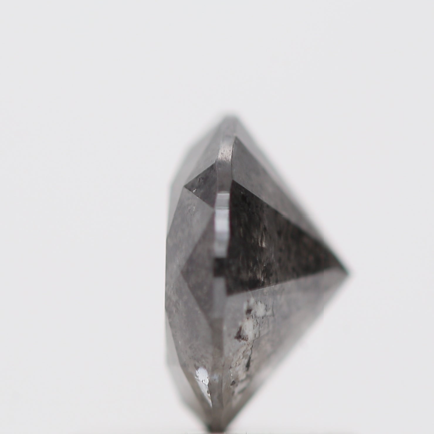 0.88 Carat Fancy Gray Round Shape Brilliant Cut Natural Loose Diamond