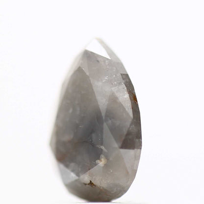 Salt and Pepper Diamond Fancy Gray Color 2.14 CT 9.60 X 6.80 X 4.80 MM Pear Cut Diamond! Natural Loose Diamond ! Christmas Gift for Her