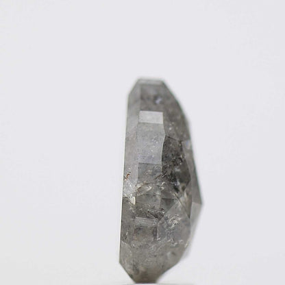 Salt and Pepper Diamond Fancy Gray Color 2.90 CT 10.70 x 6.88 MM Pear Cut Diamond! Natural Loose Diamond ! Christmas Gift for Her