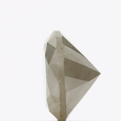 1.64 Carat Gray Rustic Round Shape Brilliant Cut Natural Loose Diamond