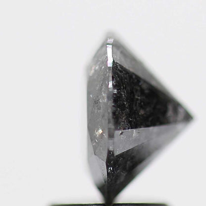 2.02 Carat Fancy Black Gray Round Shape Brilliant Cut Natural Loose Diamond