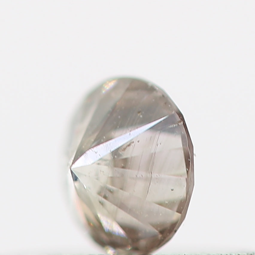 Natural Loose Round Salt And Pepper Diamond Fancy Brown Color 0.15 CT 3.30 x 2.10 MM Round Brilliant Cut Diamond ! Christmas Gift for Her