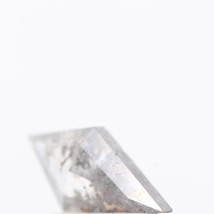 salt and pepper diamond ! 0.48 Ct 9.00 x 4.70 x 2.10 MM natural gray kite loose diamond for engagement ring for her