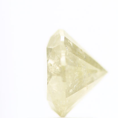 1.62 Carat Salt and Pepper Yellow Round Brilliant Cut Natural Loose Diamond