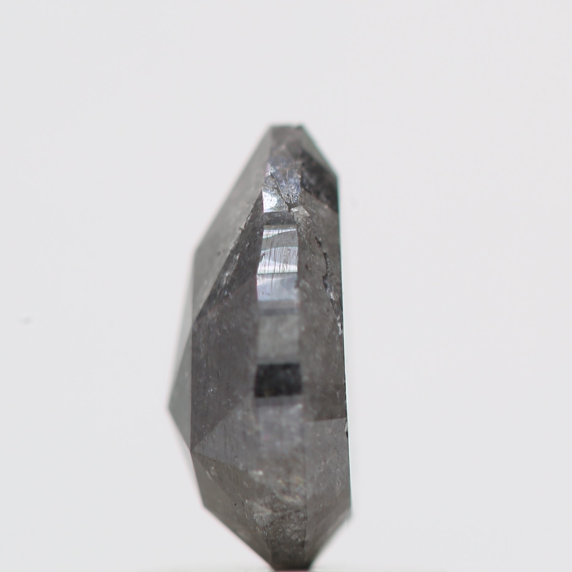 Salt and Pepper Diamond Fancy Gray Color 1.20 CT 8.00 x 5.50 x 3.25 MM Pear Cut Diamond! Natural Loose Diamond ! Christmas Gift for Her