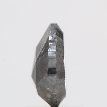 Salt and Pepper Diamond Fancy Gray Color 1.20 CT 8.00 x 5.50 x 3.25 MM Pear Cut Diamond! Natural Loose Diamond ! Christmas Gift for Her