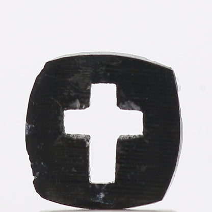 0.52 Ct Natural Black Cross Loose Diamond for Jewelery