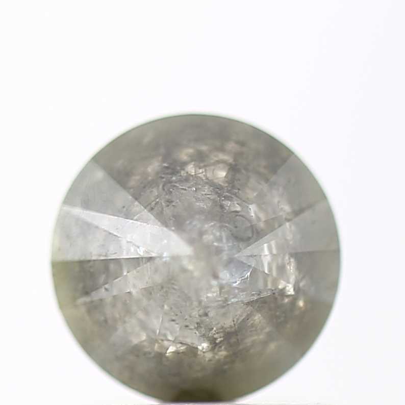 0.85 Carat Fancy Gray Round Shape Brilliant Cut Natural Loose Diamond