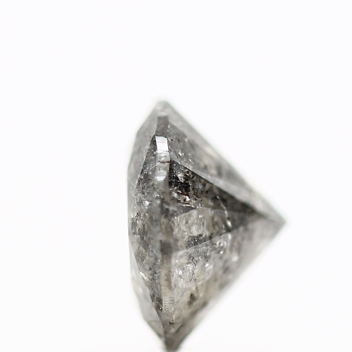 1.87 Carat Salt and Pepper Diamond Round Brilliant Cut Natural Loose Diamond